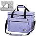 HOMEST Universal Sewing Machine Case with Multiple Pockets for Sewing Notions, Tote Bag Compatible with Singer Quantum Stylist 9960, Singer Heavy Duty 4423, Purple (Patent Design)