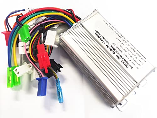 Contrôleur VTT Électrique 36V 48V 350W Sans Balais SODIAL (6 Tubes)