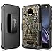 NageBee Moto Z Force Case, Moto Z Force Droid Case, [Heavy Duty] Armor Shock Proof Dual Layer [Swivel Belt Clip] Holster with [Kickstand] Combo Rugged Case for Motorola Moto Z Force Droid- Camouflage