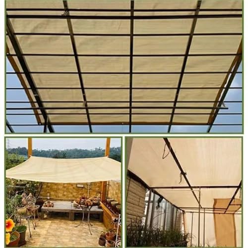 Filet d'ombrage pergola de jardin pare-soleil en maille durable extérieur - 4