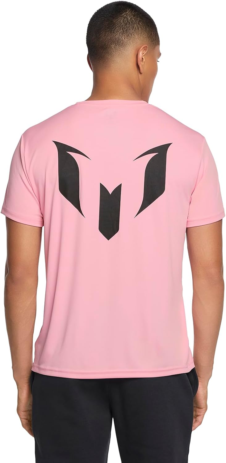 Messi Mens Heatwave V-Neck Tee, Lifestyle Short Sleeve T-Shirt, Standard Fit with Graphic - Image 4