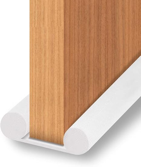 Ticanble Door Draft Stopper, Adjustable Length 24
