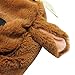 Maggift Winter Plush Animal Hat Alpaca,Brown,OS