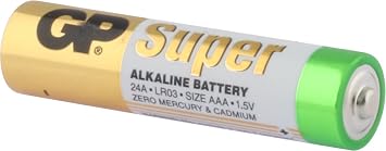 GP Super Alkaline Batteries| AAA | Bulk 40 Pack