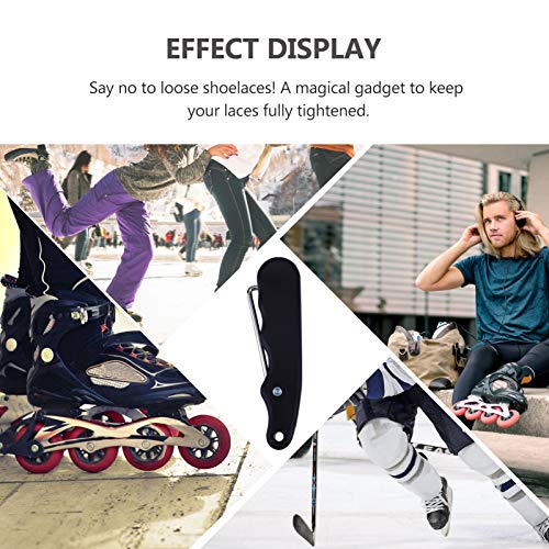 image for CLISPEED Skate Lace Tightener Folding Ice Hockey Skating Boot Puller T