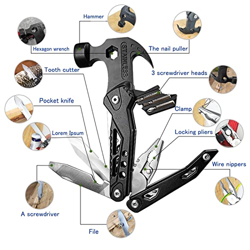 Multitool-Hammer-Folding-Survival-Tool-14-in-1-All-One-Multi-Mini-Small-Gadget-Camping-Hiking-Car-Multifunctional-Stainless-Pliers-Knife-For-Men-Dad-Cool-Gifts