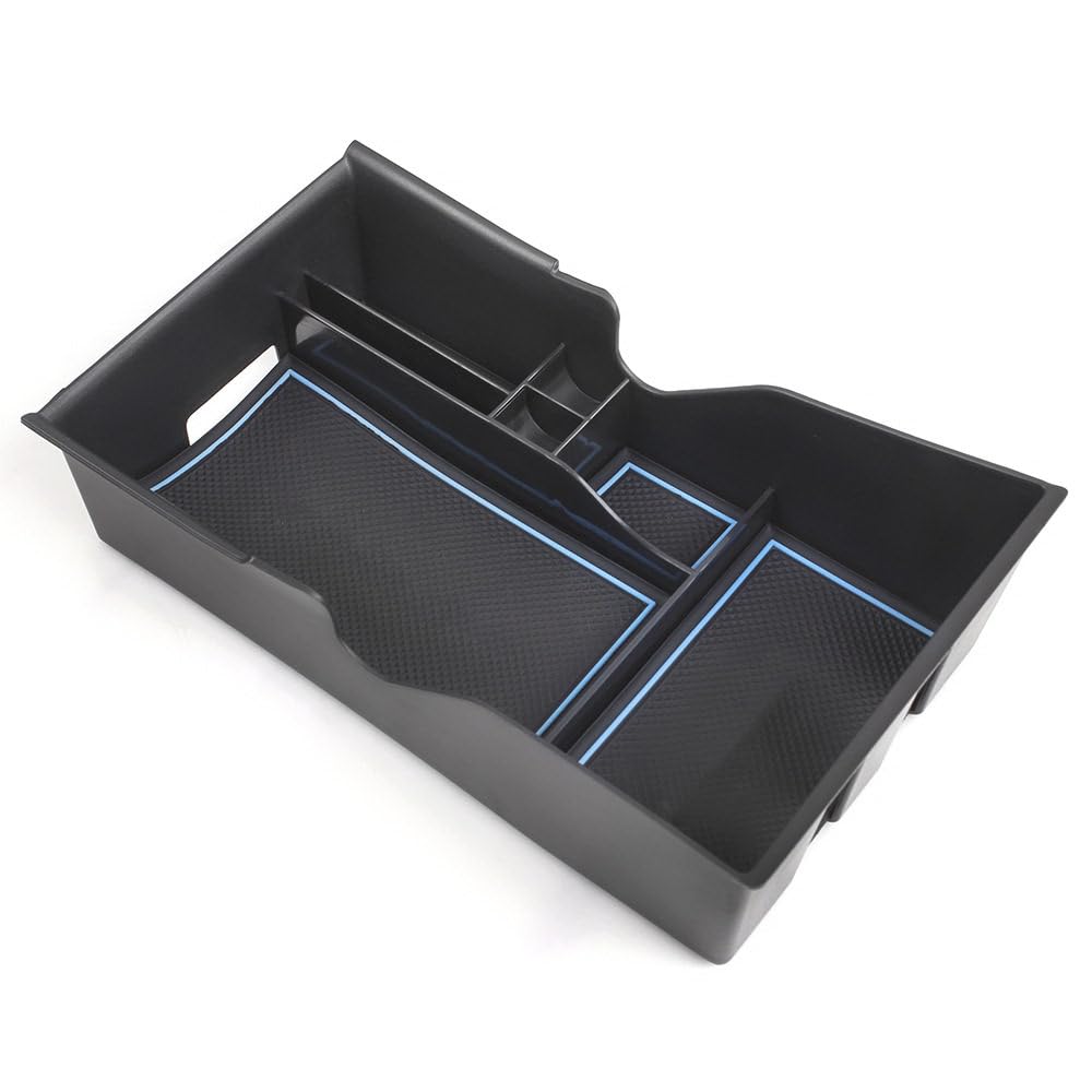 Pink Palm Centre Console Organiser Tray, for Tesla Model 3 2017-2020, Storage Box with Anti-Slip Mats, Interior Accessories