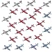 Funmo Glider Plans, Avions Coulissants, 24Pcs Couleur aléatoire Voler Planeur Avions Jouets, Récompense à l'École, Jouets Avions Styrol pour Pinata, Anniversaires d'enfants, Cadeaux pour invites
