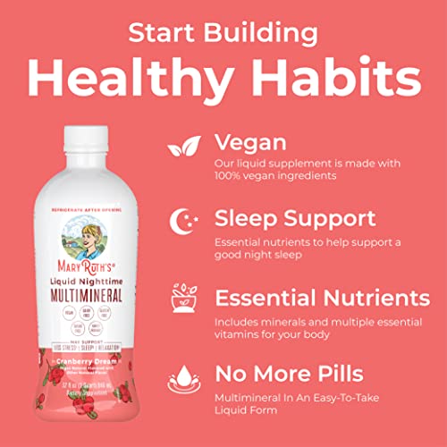 Nighttime Liquid Multimineral Sleep Supplement | Sugar Free | Calm Magnesium Citrate Sleep | NO Melatonin | Calcium Magnesium Zinc | Available in 4 Flavors | Vegan | Gluten Free | 32 Servings - Image 6
