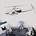 QIANGTOU Vinile Adesivo Elicottero Guerra Militare Aeronautica Esercito Adesivi Murale 143x52cm