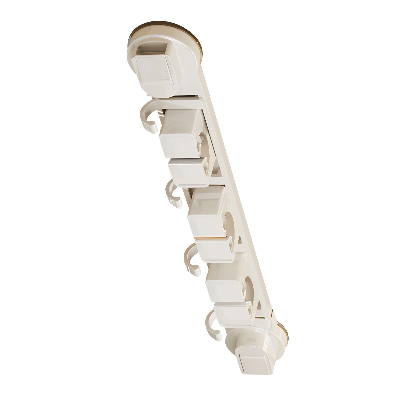 LXJLXD Duty Aluminum Suction Broom Holder for Bathroom Garage Without Drilling Needed Multi Hook Bathroom Planner