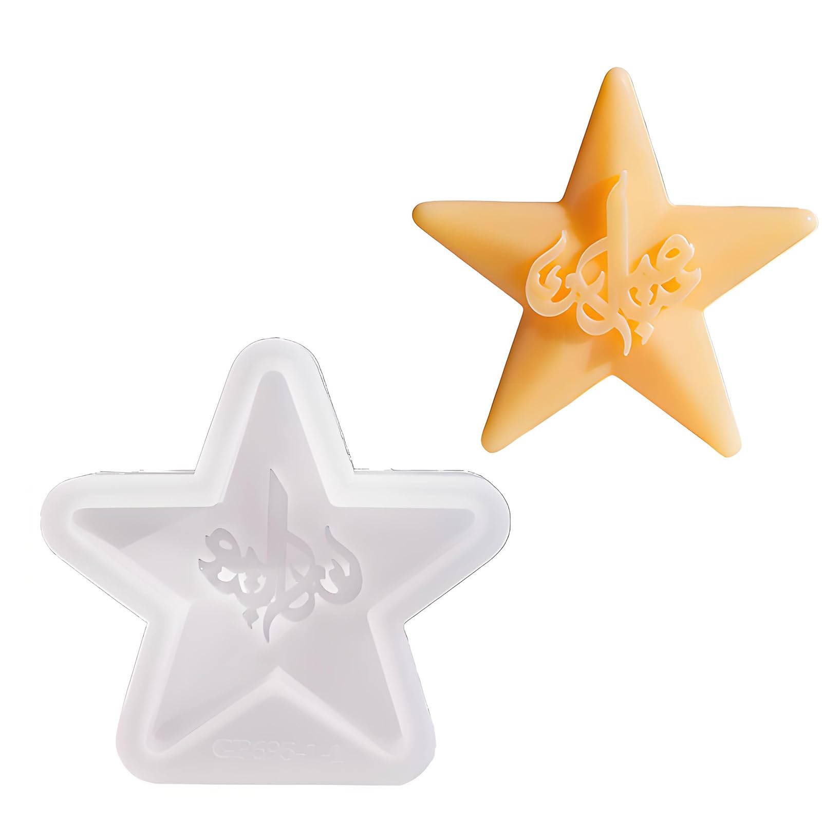 Xjdzineq Sturdy Silicone Star for Crafting Soap and Home Decorations Star Silicone