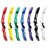 25 Inch ILF Bow Riser Aluminum Alloy Takedown Recurve Bow Handle Grip Right Hand for Archery Competition Shooting (Purple)