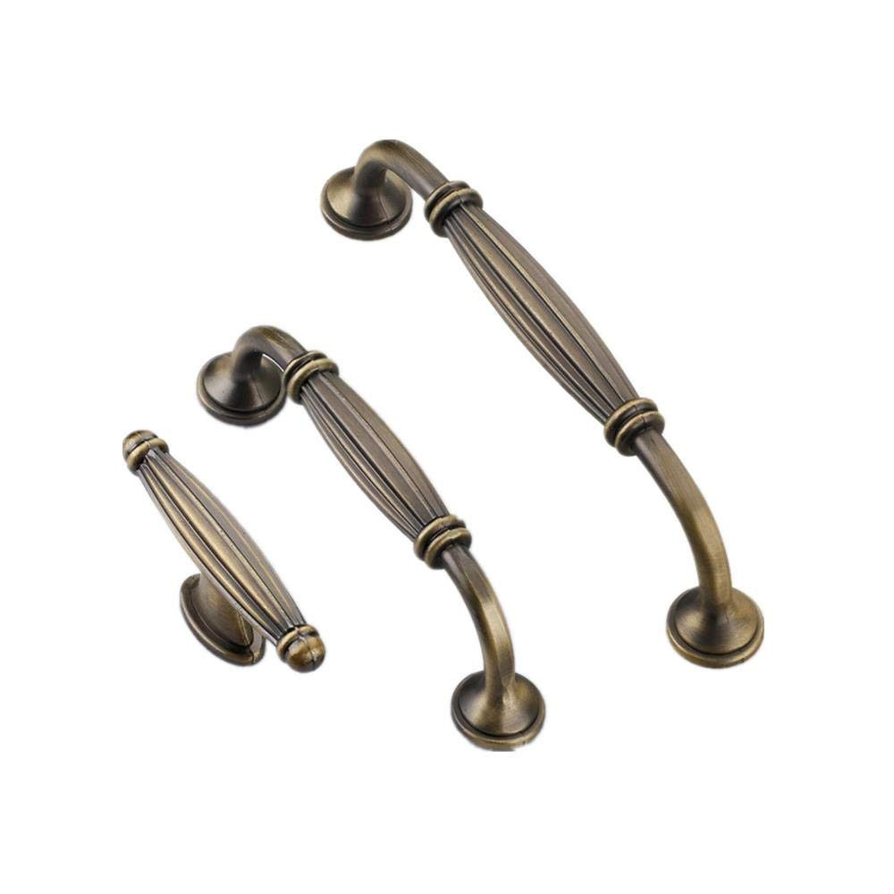 Stnyanxd 128Mm Antique Cabinet Drawer Handles 4Pcs Antique Brass Kitchen Cupboard Hardware Knob For Furniture(128Mm)