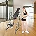 TRY & DO Heavy Duty Inversion Table 58-78 Inches Adjustable Pain Therapy Training with Protective Belt Support up to 330LBS