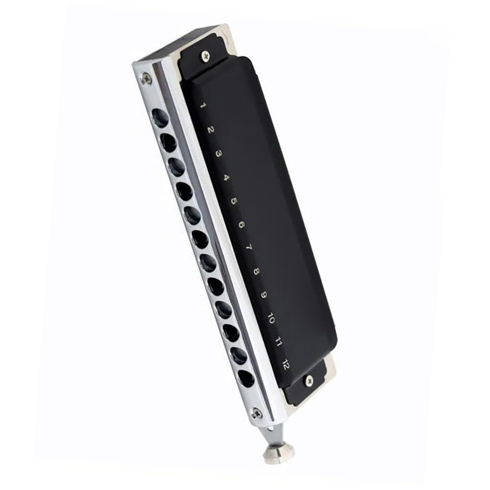 Harmonica Blues Harmonica Chromatique 12 Trous 48 Tons Clé De C | Harmonica chromatique 12 trous 48 tons clé de C pour joueur professionnel débutant