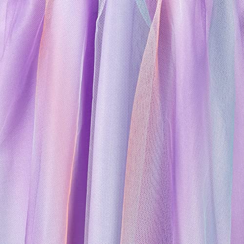 Disney Frozen Princess Anna Big Girls Short Sleeve Dress Purple 10-12 #TOP6