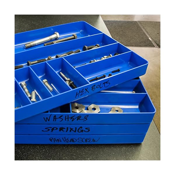 Ernst 5011 Manufacturing Organizer Tablett, 10 Fächer, Schwarz – Bild 3
