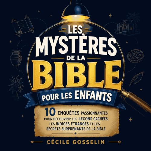 Couverture de Les myst&egrave;res de la Bible pour les enfants : 10 enqu&ecirc;tes passionnantes pour d&eacute;couvrir les le