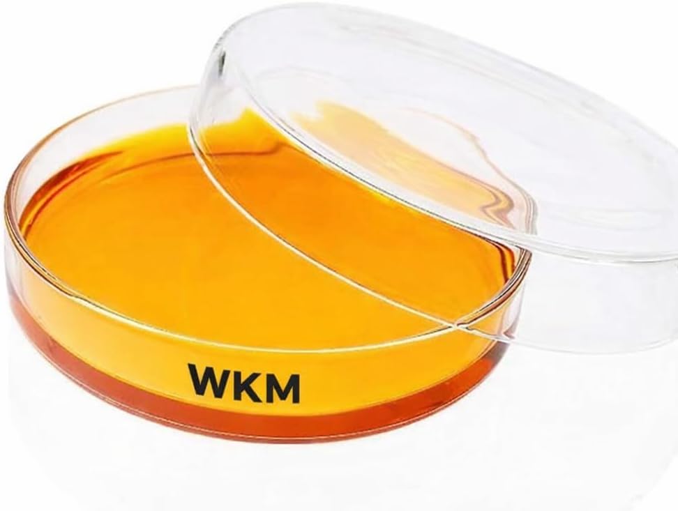 D&A Borosilicate Glass Petri Dish 75mm (Pack of 2) – Laboratory Glassware for Microbiology, Cell Culture & Scientific Experiments