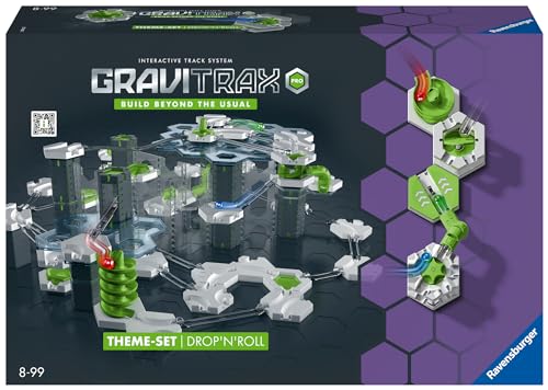 Ravensburger GraviTrax PRO ThemeSet Drop'n'Roll Pista di Biglie