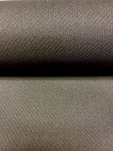 USA Fabric Store Black Comfort Twill Fabric Nomex Aramid Kevlar FR 61Inch Fire Retardant DWR