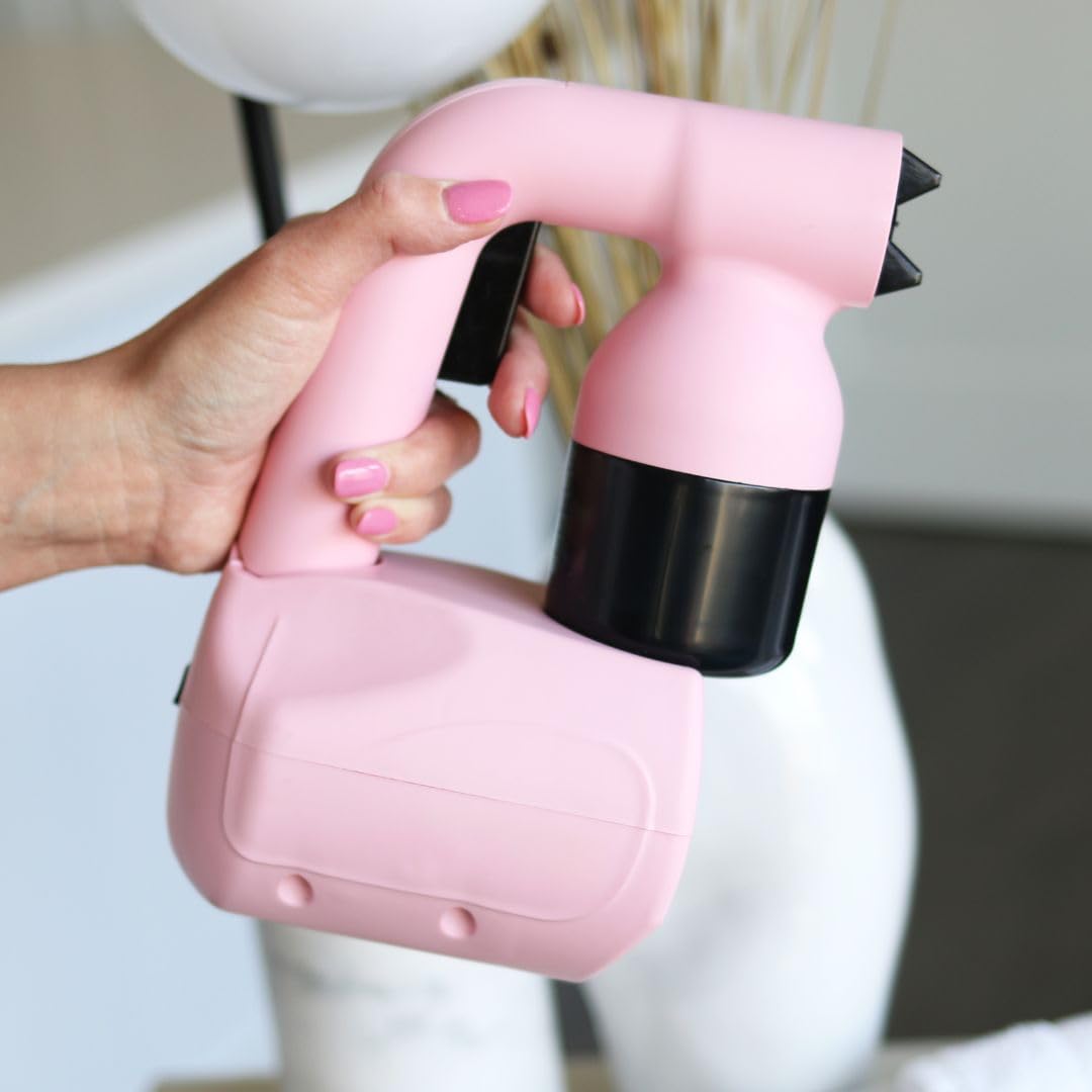Bronze Babe Spray Tan Machine | przenośny samoopalacz, pistolet natryskowy do domu o pojemności 237 ml, podwójny ciemny roztwór do opalania