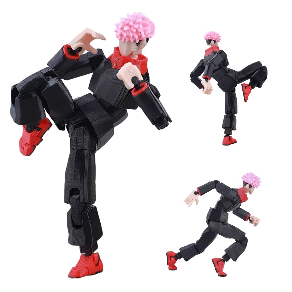 JJK 3D Printed Figures Fushiguro Megumi Action Figure 14cm Joints Movable Geto Suguru Figurine Collectible Desktop Decor Type 1 14cm