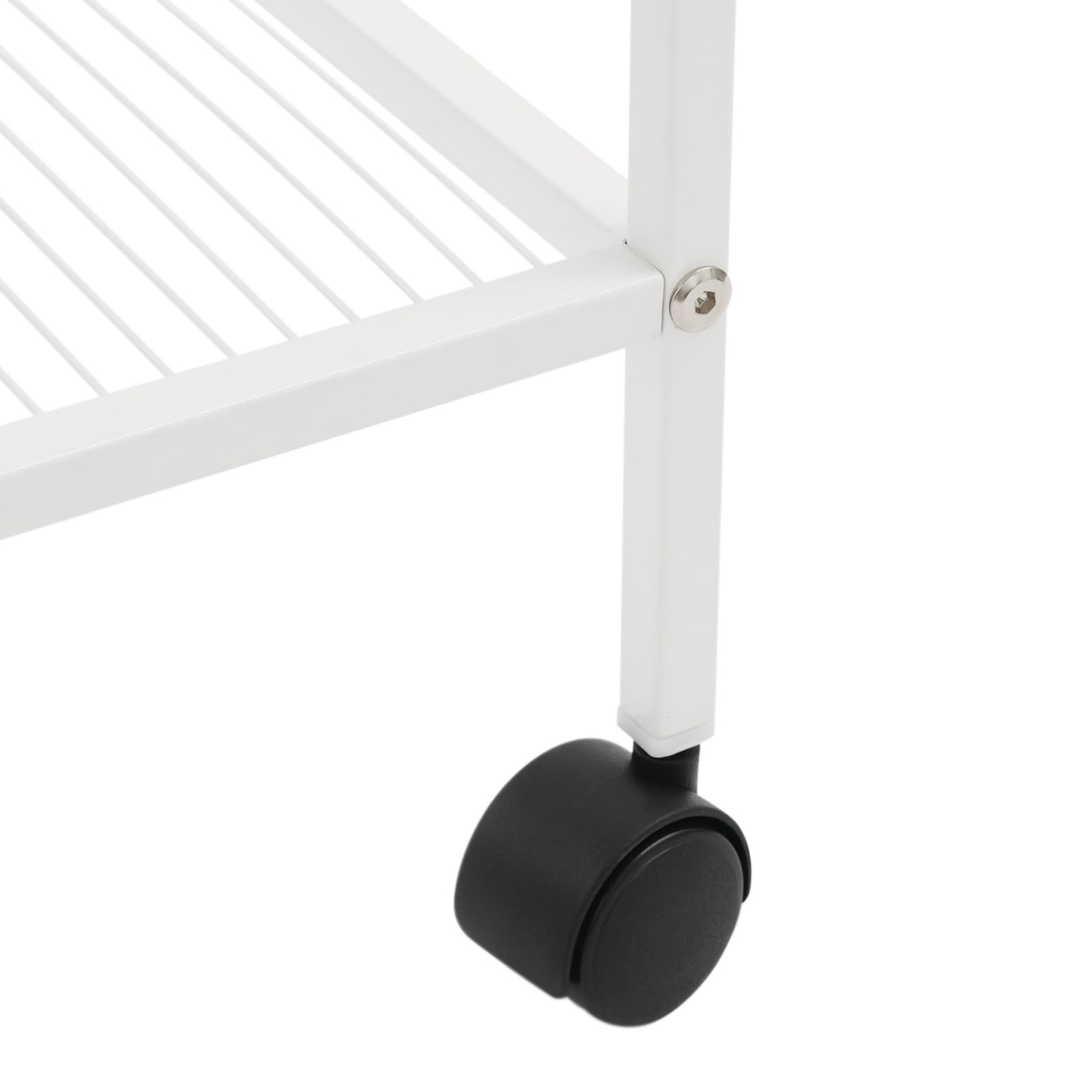 Pajarera grande con 2 cajas de comida, color blanco | Jaula para pájaros con 4 ruedas (2 frenos), con 3 sillas de madera, para pájaros pequeños y medianos (48 x 46 x 134 cm)