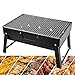 Grill Na Węgiel Drzewny, Składany I Przenośny Kwadratowy Grill Grillowy, Biurko Na Biurko Kompaktowe Składane Naczynie Do Grillowania
