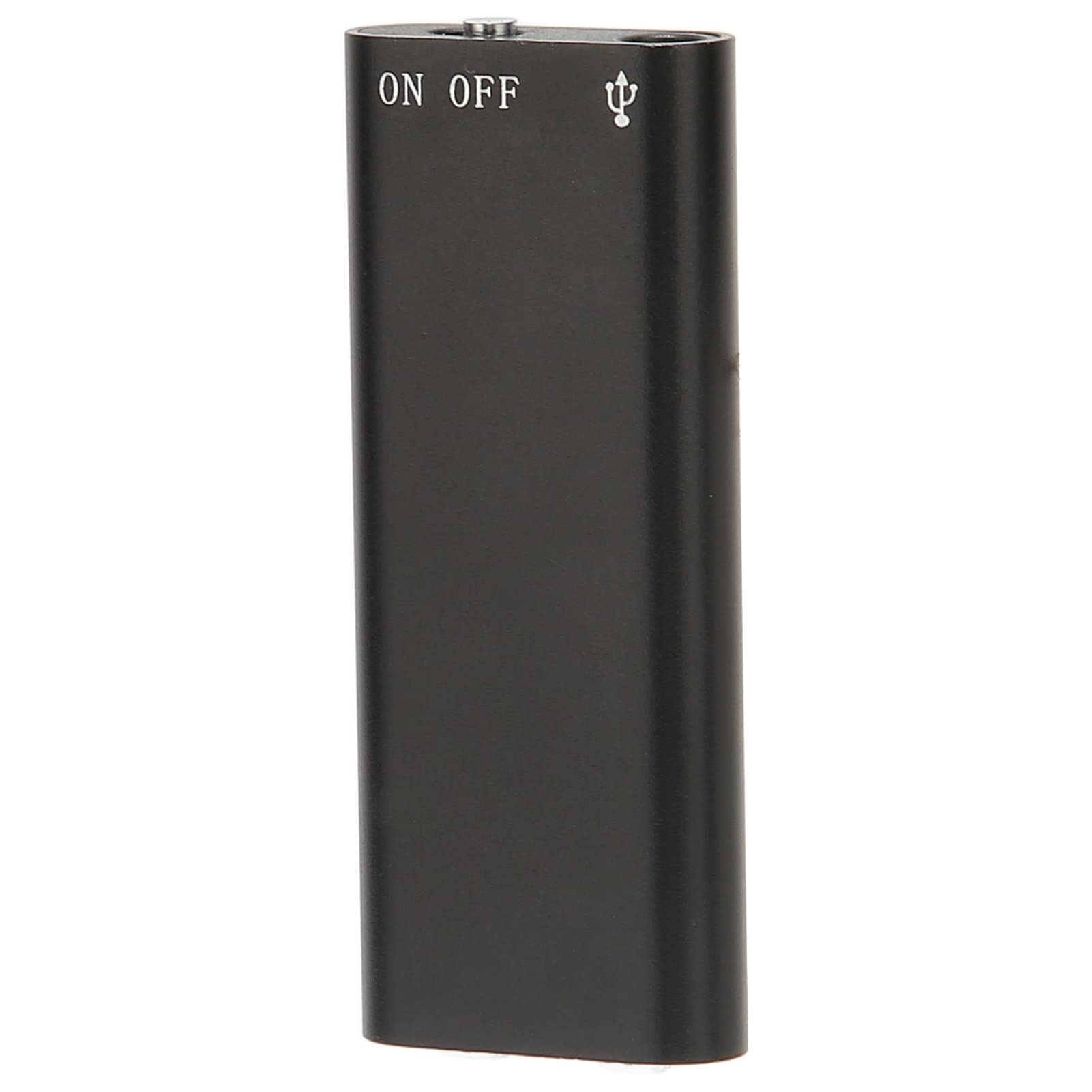 Voice Recorder, Multifunctional Voice Activated HD Digital Voice Recorder USB Rechargeable Sound Recorder, for Lecture Interview Meeting (Neutral English, Black 8GB)