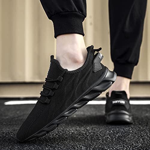 Image of Mens Walking Shoes Tennis Sneakers Running Workout Jogging Rubber Athletic Sole Ultra Light Breathable Comfortable Non Slip Fashion