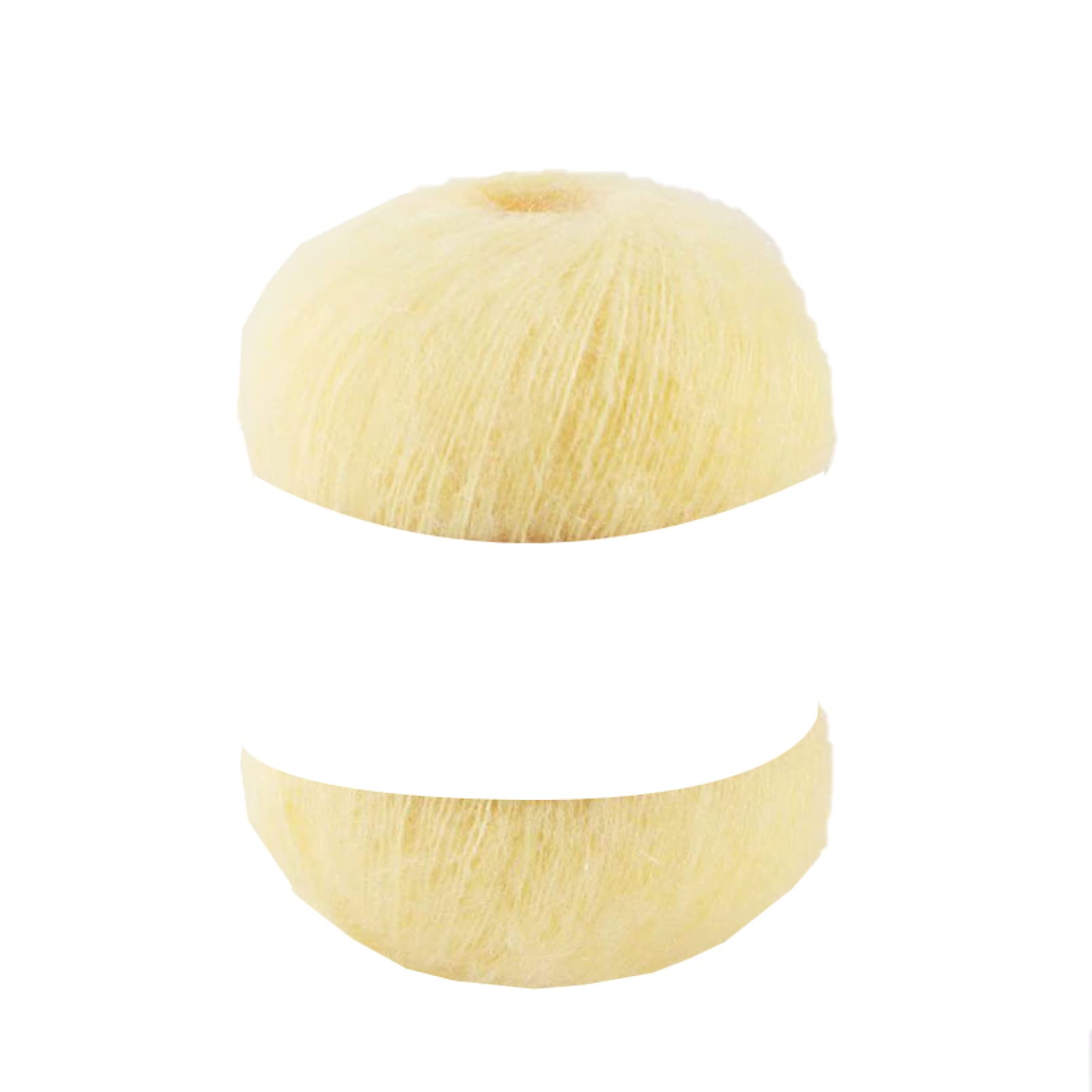 Hilo de Mohair Antibolitas for Tejer a Mano, Ideal for cárdigans, Bufandas, 40 Gramos por Ovillo(1pc 15)