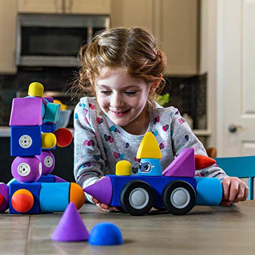 Magnetic Foam Blocks for Preschoolers: Castle Bath Toy for Kids 3-6