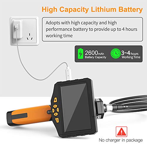 Loijon Câmera industrial da inspeção do boroscópio do endoscópio com câmera semi-rígida do boroscópi