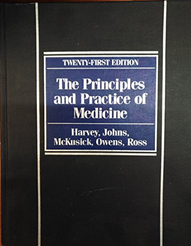 The Principles and Practice of Medicine 0838579280 Book Cover