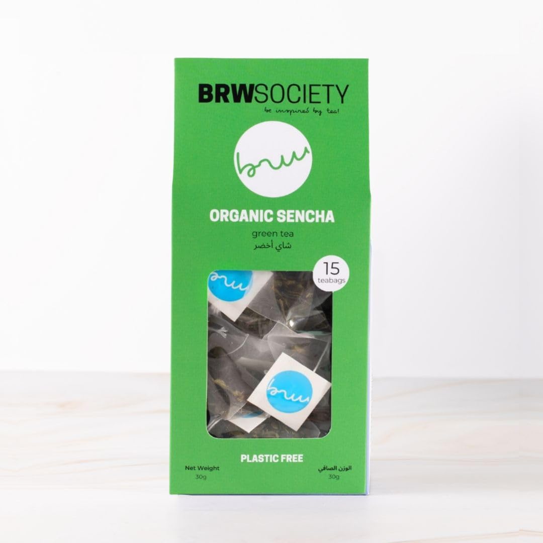 BRW Society Organic Sencha - Green Tea Blend, 45g