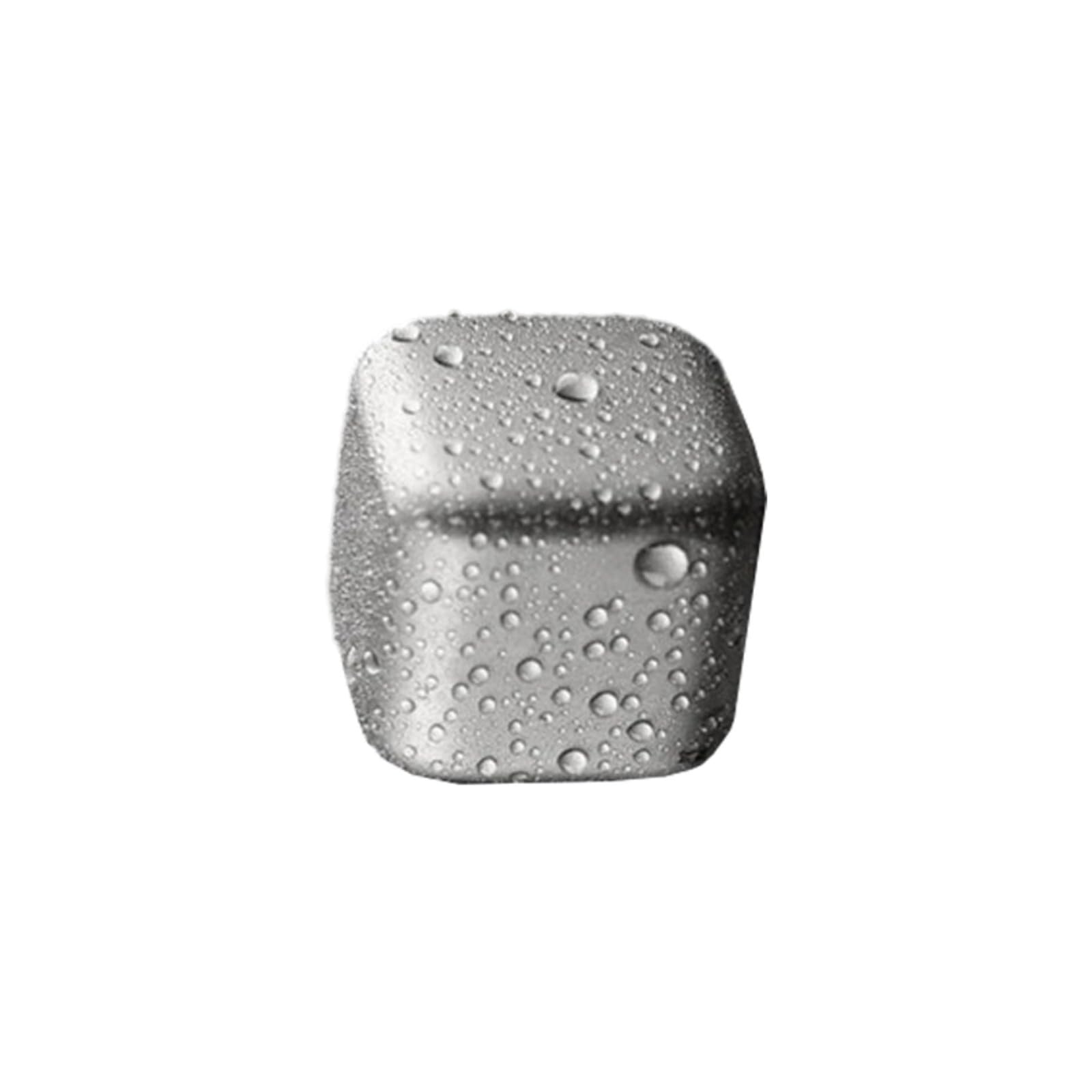 APGLSXY 3PCS Stainless Steel Ice Balls, Drink Coolers for Cocktails, Wine & Spirits Metal Ice Cubes