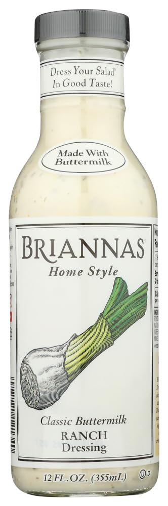 BriannaHome Style Classic Buttermilk Ranch Dressing 12 oz