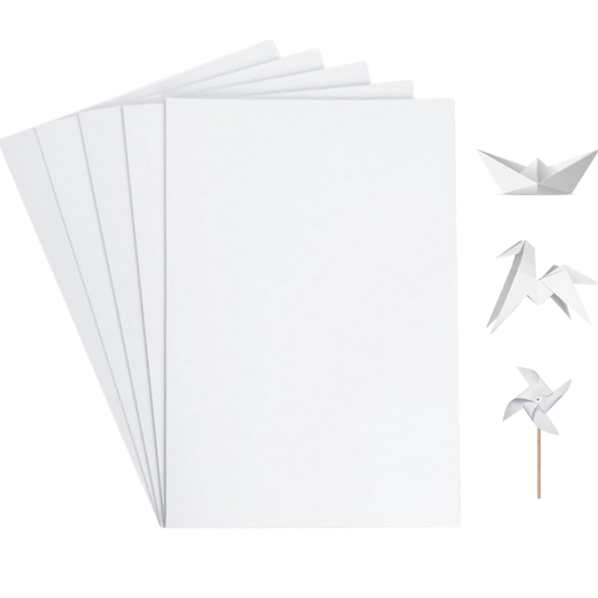 A4 White Card Paper 21x29.7cm 100PCS - 230GSM A4 White Card Stock, Paper Card for Printing Art Thick White Cardstock Paper for Cards Making, Invitations, Postcards, Business Cards, Arts or Crafts DIY