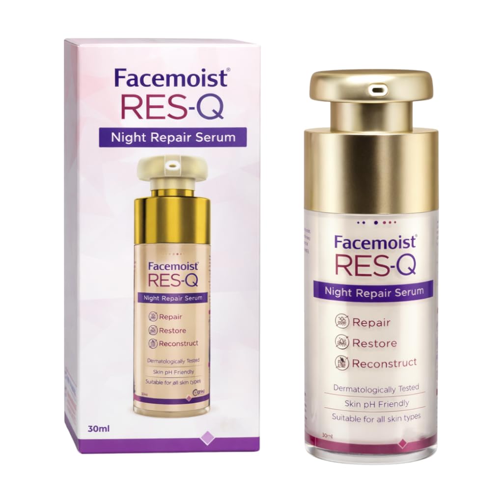 RES-Q Night Repair Serum | Overnight Skin Repair, Restore & Reconstruct Formula | Dermatologically Tested, Skin pH Friendly Serum | Suitable for All Skin Types | 30 ml-image-24