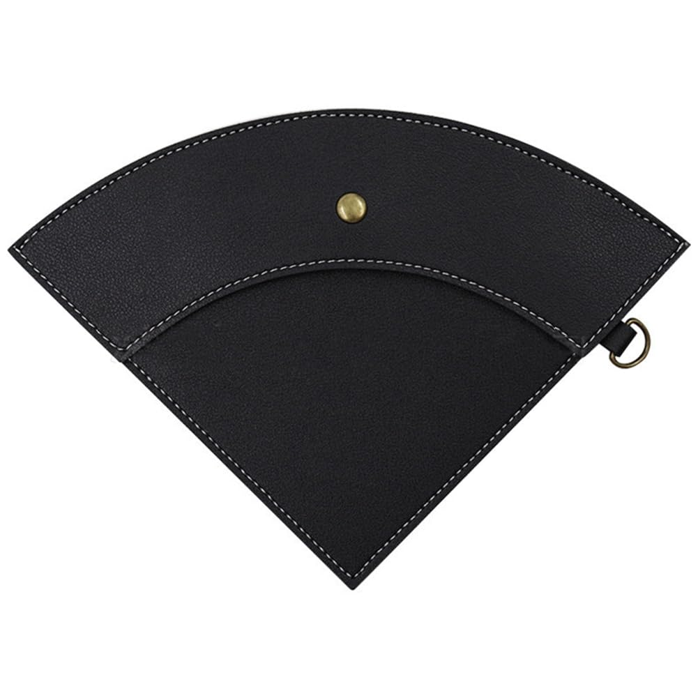 CTRLZS PU Leather Coffee Filter Paper Storage Bag for Coffee Dripper Waterproof Coffee Filters Holder Pouch Camping Supplies,B