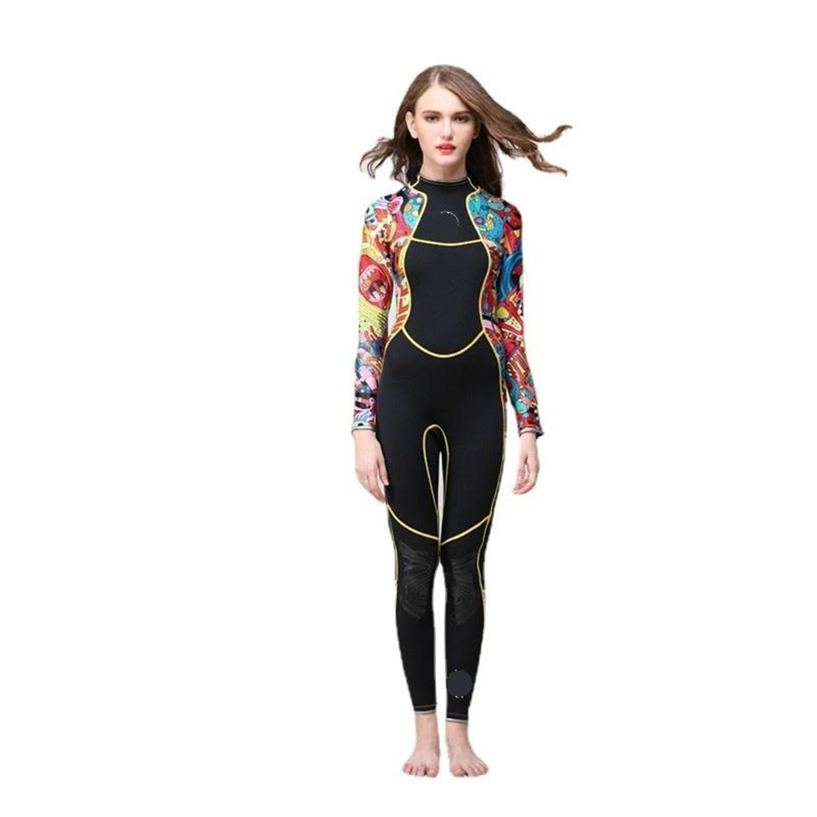 Muta da donna in neoprene 3 mm con cuciture colorate ad alta elasticità
