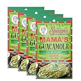 Mama Socorro’s Guacamole Mix (1oz - 4-Pack) – Easy Homemade Guacamole Seasoning with Natural Mexican Spices – No MSG, Gluten-Free, Preservative-Free Herbs and Spices