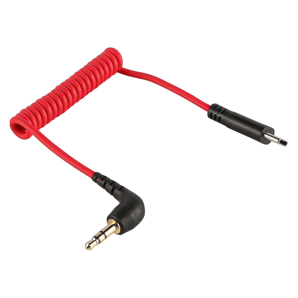 Laroal USB C to 3.5mm Audio Cable Microphone Adapter Microphone Spring Cable Compatible with Rode Wireless GO 2 / ME/Pro Lark M1 / M2 / MAX / 150 / M1 / MAX Duo - Image 4