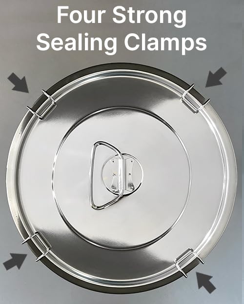 家具・インテリア STAINLESS STEEL CONTAINER TABLE TOP 50L Amazon.com: Food Safe 304 Stainless Steel 13 Gallon (50L