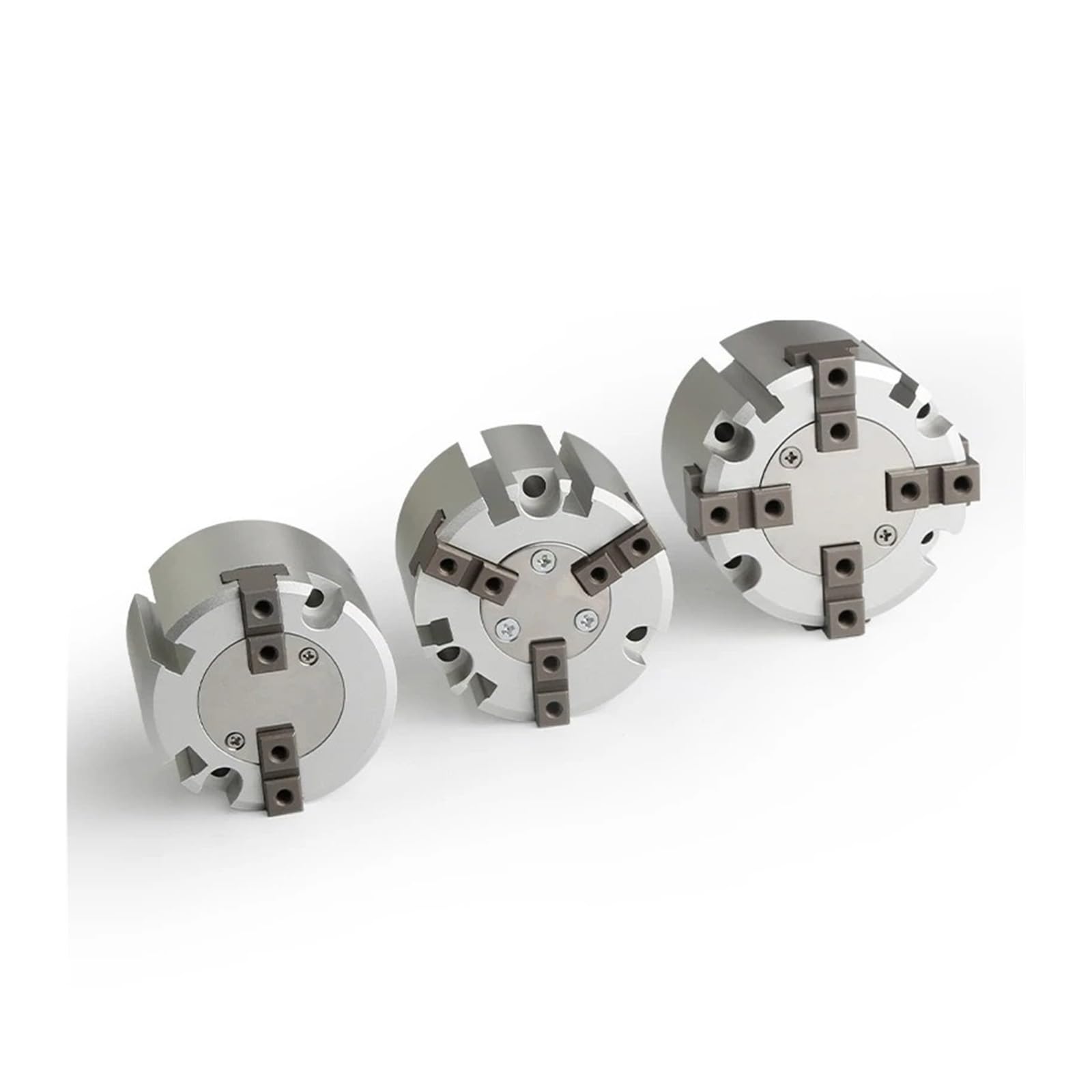 Parallel Luft Greifer 2 3 4 Finger Typ MHS2 MHS3 MHS4 Bohrung 16 20 25 32 40 50 63 mm Pneumatische Aluminium klemme Finger(MHS3-20D)