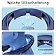 Smilfree Nackenventilator Ventilator Hals Tragbare Persönlicher: 6000 mAh Halsventilatoren Aufladbar Nacken Ventilator Halsventilator leise für Camping, Reisen, Büro (Blau)