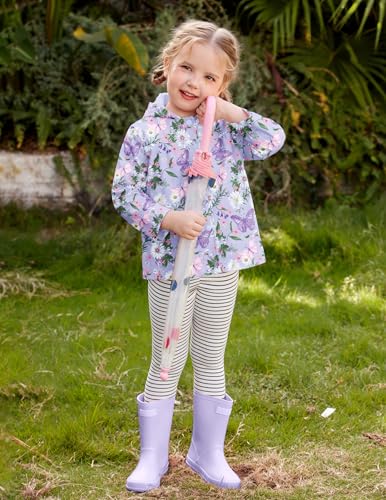 Image of Arshiner Girl Baby Kid Waterproof Hooded Coat Jacket Outwear Raincoat Hoodies