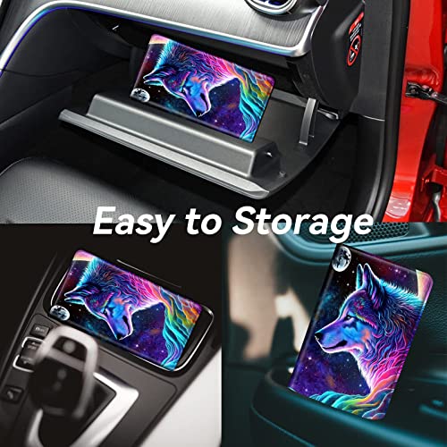 Organizador para auto de cuero miniatura 4